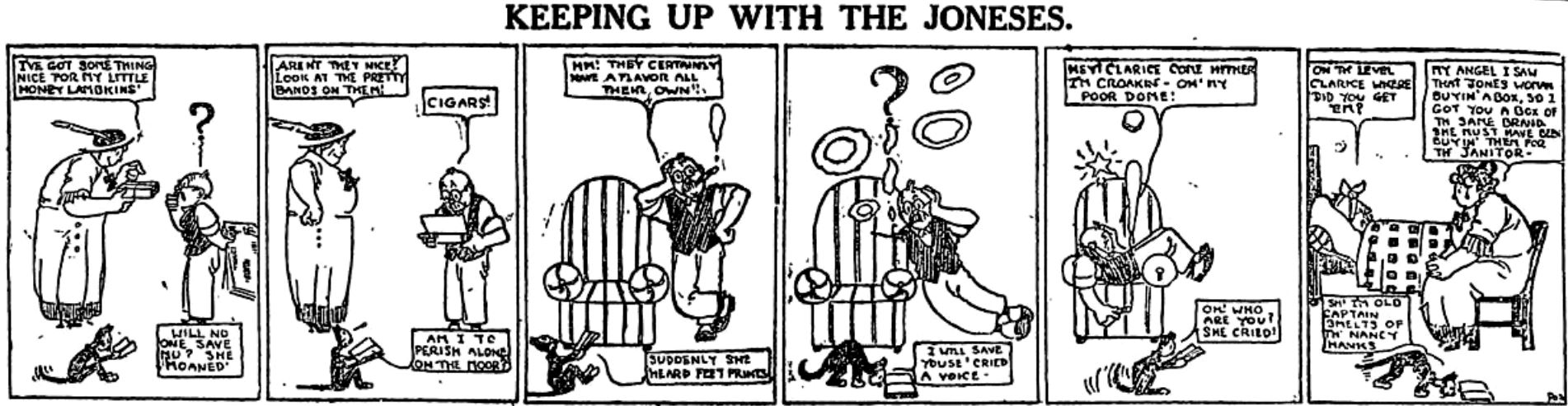 Keeping Up With The Joneses Newspaper Comic Strips